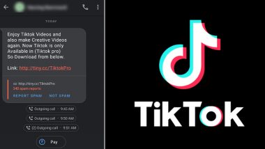 TikTok Pro is a Fake App, Steals Users' Data, Warns Maharashtra Cyber Cell as Download Link of TikTok Namesake Goes Viral