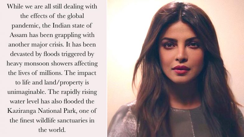 Assam Floods: Priyanka Chopra, Nick Jonas Make Donations, Actress Urges People To Help (Read Tweet)
