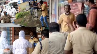 Kerala Health Workers Wearing PPE Kits Chase Man Who Violated Home Quarantine in Pathanamthitta, Nab Him; Video Goes Viral