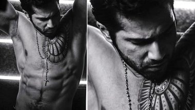 Varun Dhawan Flaunts His Chiselled Bod in a Shirtless Picture and Netizens Can't Get Enough Of It! (View Post)