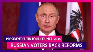 Russian Voters Back Reforms Allowing President Vladimir Putin Seek Two More Terms, Rule Until 2036