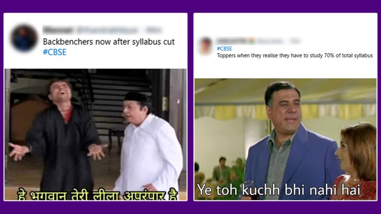 CBSE Reduces Syllabus by 30% for Classes 9 to 12 Amid Pandemic, Happy Students Celebrate the Decision With Funny Memes and Jokes