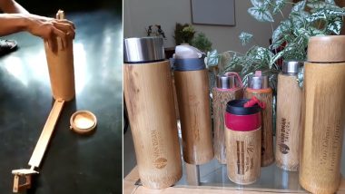 Water Bottles and Lunch Box Made of Bamboo From Tripura and Manipur Are Great Examples of Eco-Friendly Endeavours! See Pics and Video Praising Artisanal Skills