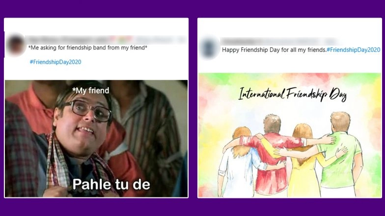Happy Friendship Day 2020 Funny Memes Take Over Twitter As Netizens Share Hilarious Jokes, Wishes and Messages to Celebrate World Friendship Day!