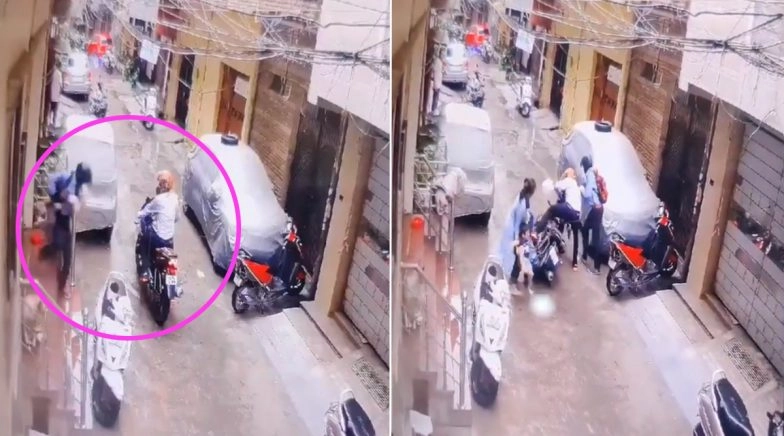 Delhi Mom Foils Kidnapping Bid, Saves Daughter From Clutches of Abductors (Watch Video)