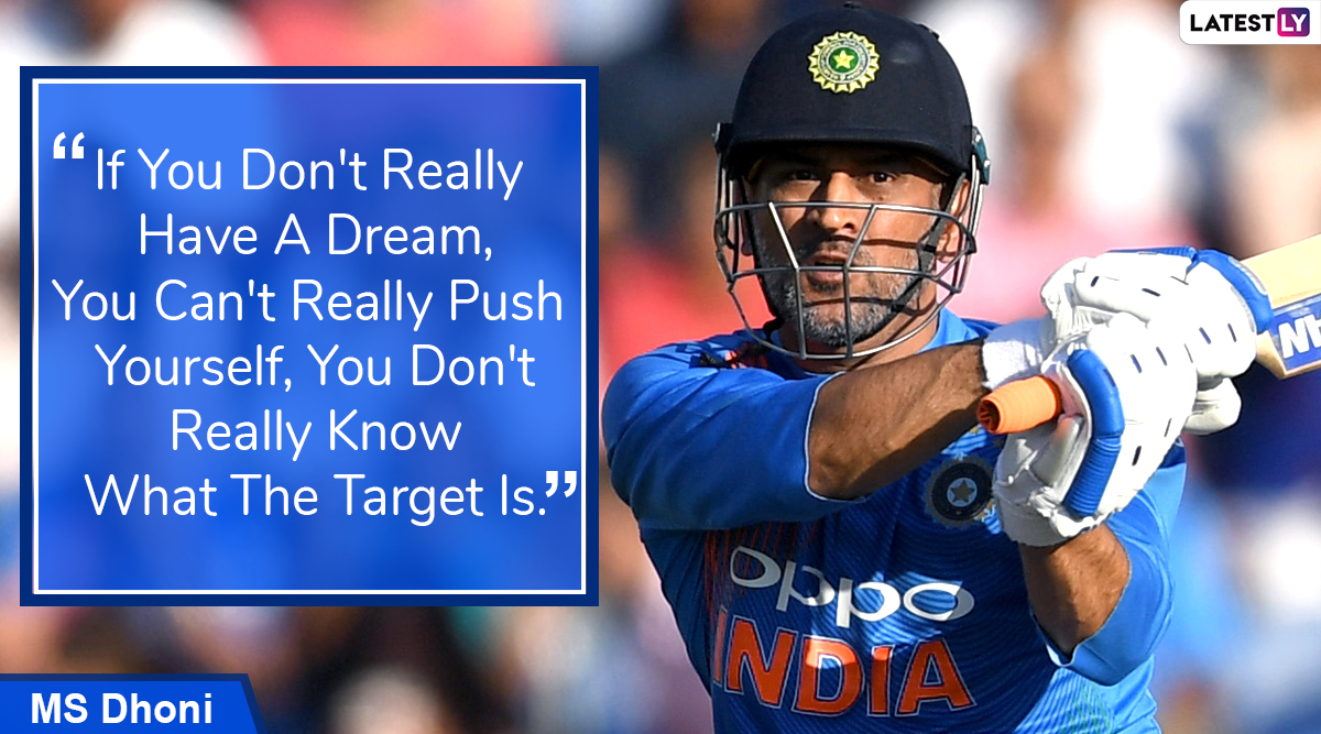 MS Dhoni Quotes With HD Images: Powerful Sayings by World Cup ...