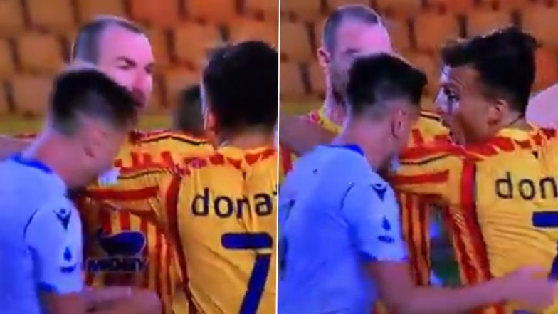 Lazio Defender Patric Sent Off for Biting Lecce Player Giulio Donati During Serie A 2019–20 Clash (Watch Video)