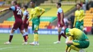 EPL 2019&ndash;20: Norwich City Relegated From Premier League Following 4&ndash;0 Defeat Against West Ham