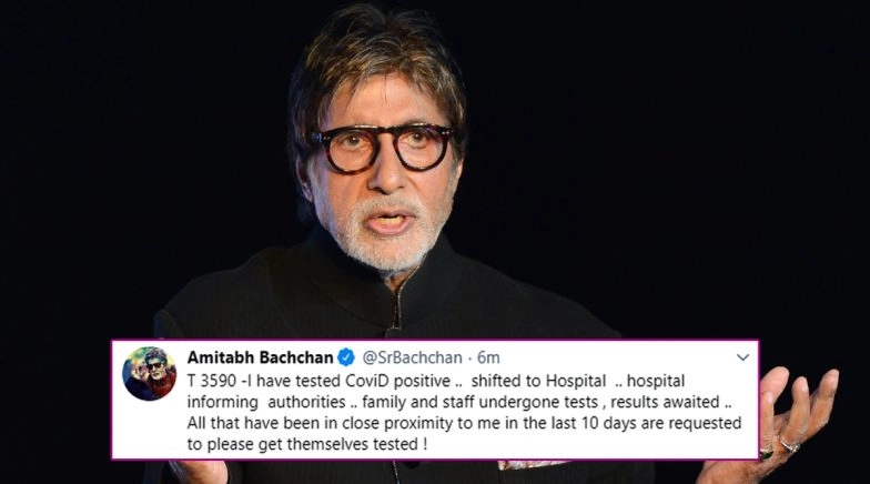 Amitabh Bachchan Tests Positive For COVID-19