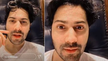 Varun Dhawan Lip-Syncs Guru Randhawa Song ‘Lagdi Lahore Di’ on Instagram Reel (Watch Video)