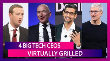 4 Big Tech CEOs - Mark Zuckerberg, Jeff Bezos, Sundar Pichai And Tim Cook Virtually Grilled