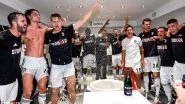 Here&rsquo;s How Cristiano Ronaldo and Other Juventus Players Celebrated Ninth Serie A Title in a Row (Watch Photos and Videos)