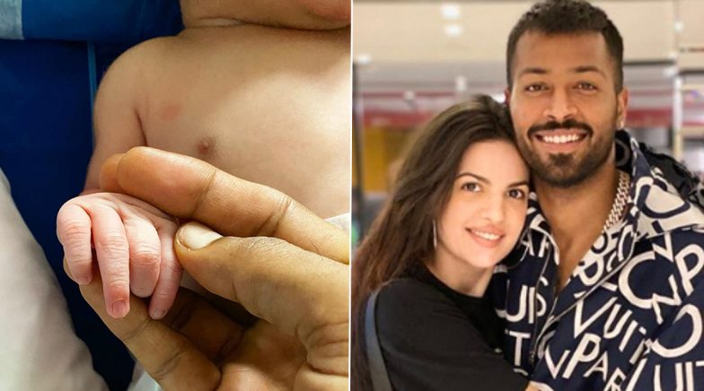 Hardik Pandya Announces Birth of Baby Boy, Mumbai Indians and Fans Congratulate Indian All-Rounder