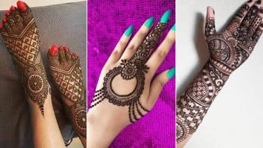 Latest Hariyali Teej 2020 Mehndi Designs: Arabic, Indian, Floral and Portrait Mehendi Pattern Images & Tutorial Videos to Celebrate the Shiva-Parvati Festival Observed By Married Women During Sawan Month