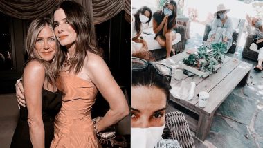 Jennifer Aniston Attends Sandra Bullock’s 56th Birthday; Girls Pals Show Us How to Party in the Times of COVID-19