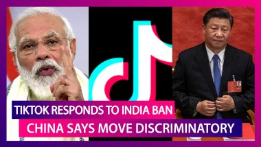 TikTok Responds To India Ban, Says Invited To Submit Clarifications; China Says Move Discriminatory
