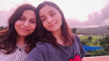 Alia Bhatt Enjoys a Pink Sunset and Cool Breeze With Sister Shaheen Bhatt in a Beautifully Calming Click! (View Post)