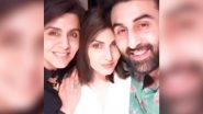 Neetu Kapoor Birthday: Riddhima Kapoor Sahni and Ranbir Kapoor Pose With Their Mother For a Cute Pic On Her Special Day (View Post)