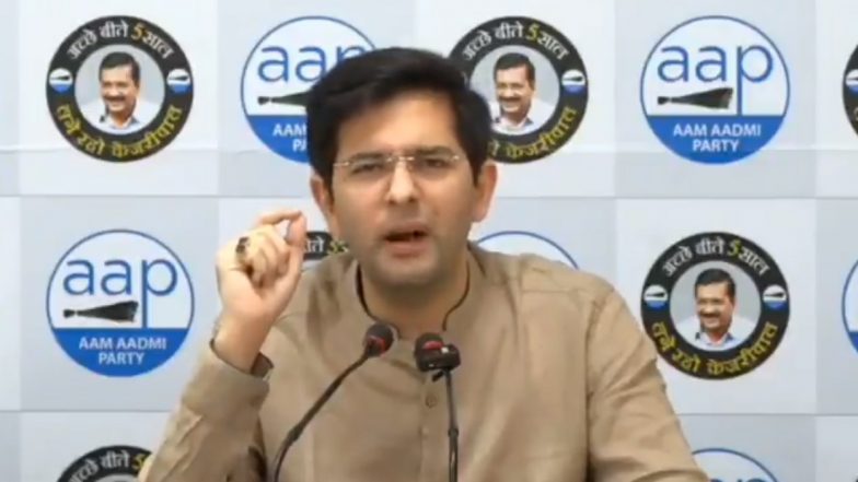 AAP Leader Raghav Chadha Reacts to Rajasthan Political Crisis, Says 'Congress is on Ventilator, State After State Selling its MLAs'