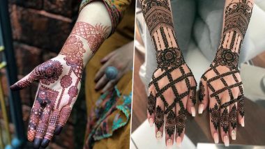 New Eid Al-Adha 2020 Last-Minute Mehendi Designs: From Arabic & Pakistani to Indian & Rajasthani, Easy Mehndi Pattern Images and Video Tutorial You Can Take Inspiration From on Bakrid!