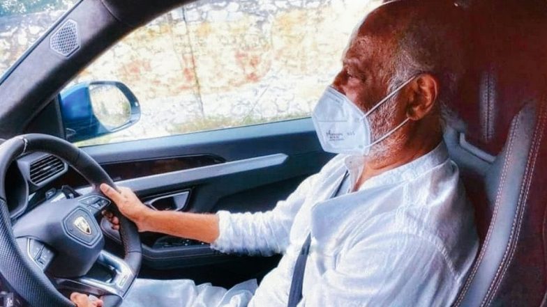 Rajinikanth’s Pic Driving A Lamborghini Goes Viral; Thalaivar Fans Trend #LionInLamborghini On Twitter
