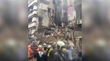 Mumbai: Portion of Bhanushali Building Collapses in Fort Area; Rescue Operation Underway