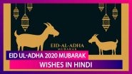 Eid ul-Adha 2020 Mubarak Wishes in Hindi: Bakrid Messages & Images to Celebrate Eid al-Adha