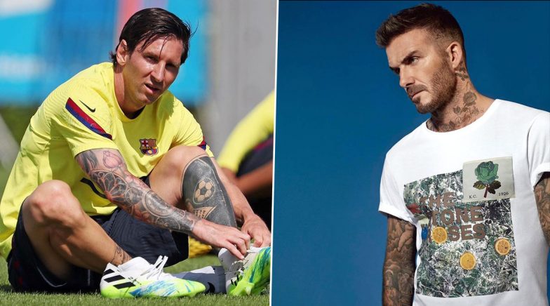 National Tattoo Day 2020: Lionel Messi, David Beckham and Other Famous  Football Players Who Have Inked Their Body | ⚽ LatestLY