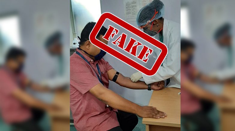 Bharat Biotech VP Dr V.K. Srinivas Takes First Shot Of COVID-19 Vaccine? Here's Fact Check