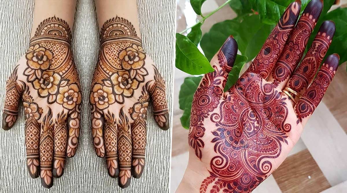 Mehndi designs front hand arabic 