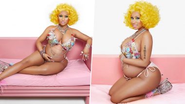 Nicki Minaj Is Pregnant! Bikini-Clad Rapper Flaunts Her Baby Bump In a Dazzling Photoshoot (View Pics)