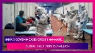 India&rsquo;s COVID-19 Cases Cross 1 Million-Mark, Global Coronavirus Tally Tops 13.7 Million