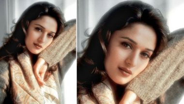 Madhuri Dixit Shares Throwback Photoshoot Pic From the Nineties, Captions It with a Beautiful Poem