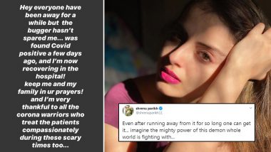 Shrenu Parikh Tests Positive For COVID-19, Assures Everyone She Is Recovering (View Tweet)