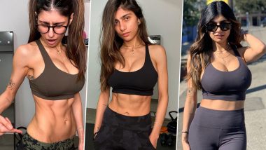 Mia Khalifa's Chiselled Abs and Athletic Body Are Giving Us Major #FitnessGoals! Check out Hot Pics of the Pornhub Queen That Will Take Away All Your Humpday Blues