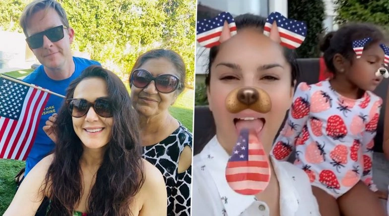 Preity Zinta and Sunny Leone Celebrate Fourth Of July With Their Families in the US (View Posts)