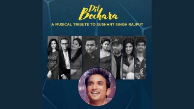 Dil Bechara: AR Rahman Pays a Musical Tribute to Sushant Singh Rajput Along With Sunidhi Chauhan, Mohit Chauhan, Shreya Ghoshal and It Will Make You Sob (Watch Video)