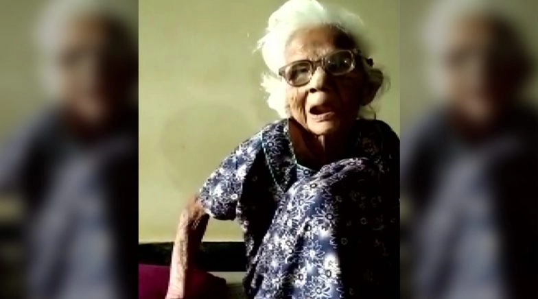 Karnataka: 100-Year-Old Woman Hallama From Bellary District Recovers From COVID-19