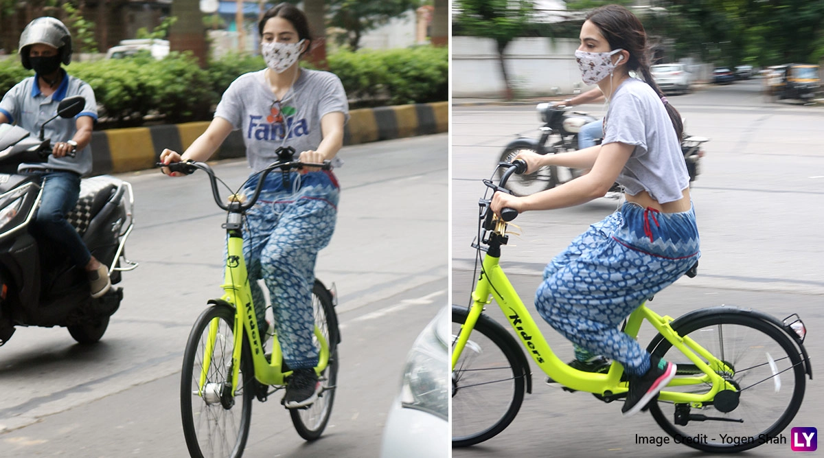 Sara Ali Khan goes Cycling