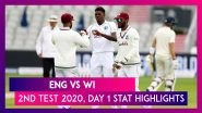 ENG vs WI Stat Highlights, 2nd Test 2020, Day 1: Dominic Sibley & Ben Stokes&rsquo; 50 Gives Edge To ENG