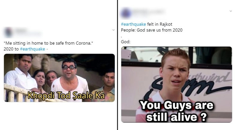 Earthquake Funny Memes and Jokes Take Over Twitter After 4.5 Magnitude Earthquake Hits Rajkot