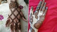 Bakrid 2020 Latest Mehndi Designs: From Arabic & Pakistani to Rajasthani & Vine Style, Quick & Easy Mehandi Pattern Images and Video Tutorials for Eid Al-Adha