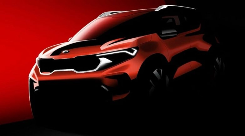 Kia Sonet Sub Compact SUV Officially Teased Ahead Of India Launch