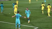 Antoine Griezmann Goal Video: Frenchman Channels Inner Lionel Messi to End Goal Drought in Barcelona&rsquo;s 4&ndash;1 Victory Over Villarreal