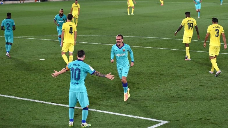 Antoine Griezmann Goal Video: Frenchman Channels Inner Lionel Messi to End Goal Drought in Barcelona’s 4–1 Victory Over Villarreal