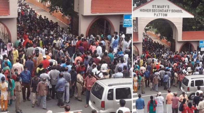 Kerala Police Book 600 Parents For Flouting COVID-19 Protocols During KEAM Entrance Exam