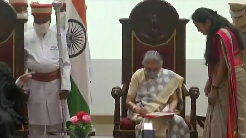 Uttar Pradesh Governor Anandiben Patel Promulgates Prohibition of Unlawful Conversion of Religion Ordinance 2020