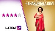 Shakuntala Devi Movie Review: Vidya Balan Rocks as the &lsquo;Human Computer&rsquo; in This Heartwarming Tale of Feminism, Motherhood and, of Course, Maths!