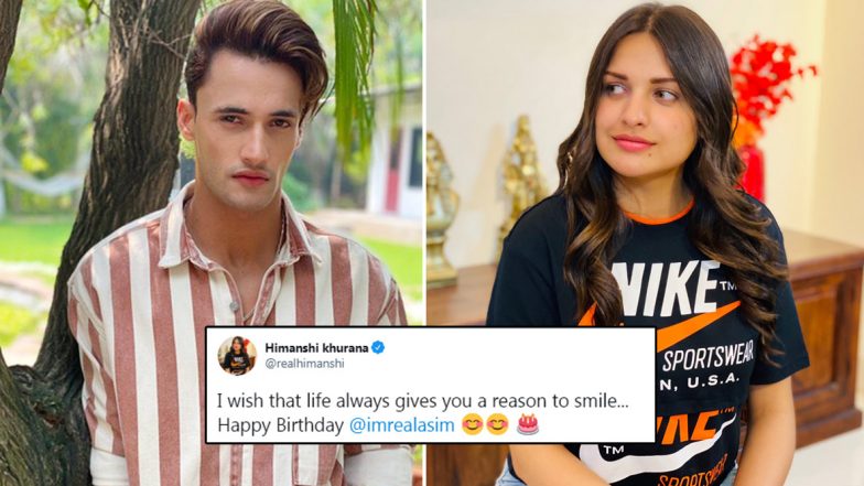 Himanshi Khurana's Birthday Wish for Boyfriend Asim Riaz is All About Life Giving Him Reasons to Smile (View Post)