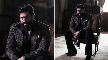 Yash’s Look from KGF Chapter 2 Hits Internet; Fans Rejoice as the Kannada Actor Completes 12 Years in the Industry (View Tweets)